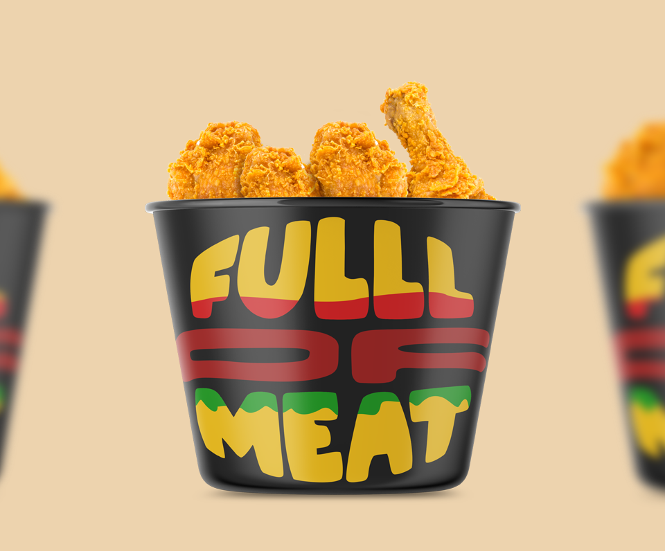 Photo #1: Burger FULL of MEAT - Logo design and brand creation at Rocketmen Agency branding studio