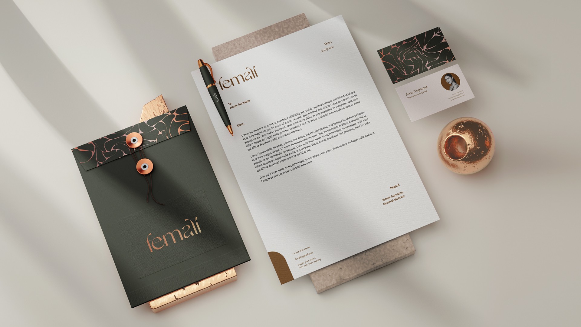 Photo #2: Femali - Logo design and brand creation at Rocketmen Agency branding studio