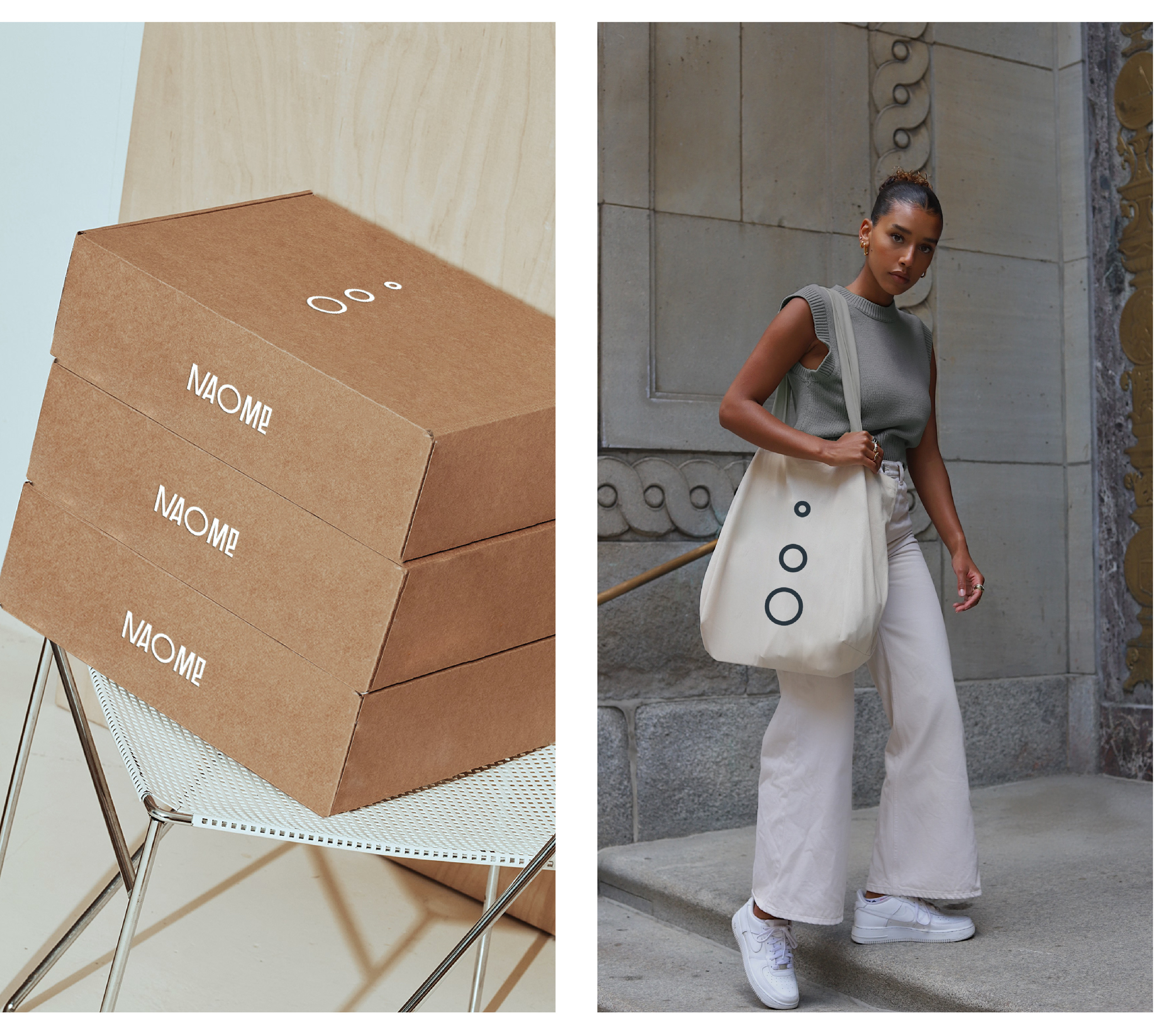 Photo #9: Naome - a manufacturer of natural home textiles in the USA - Logo design and brand creation at Rocketmen Agency branding studio