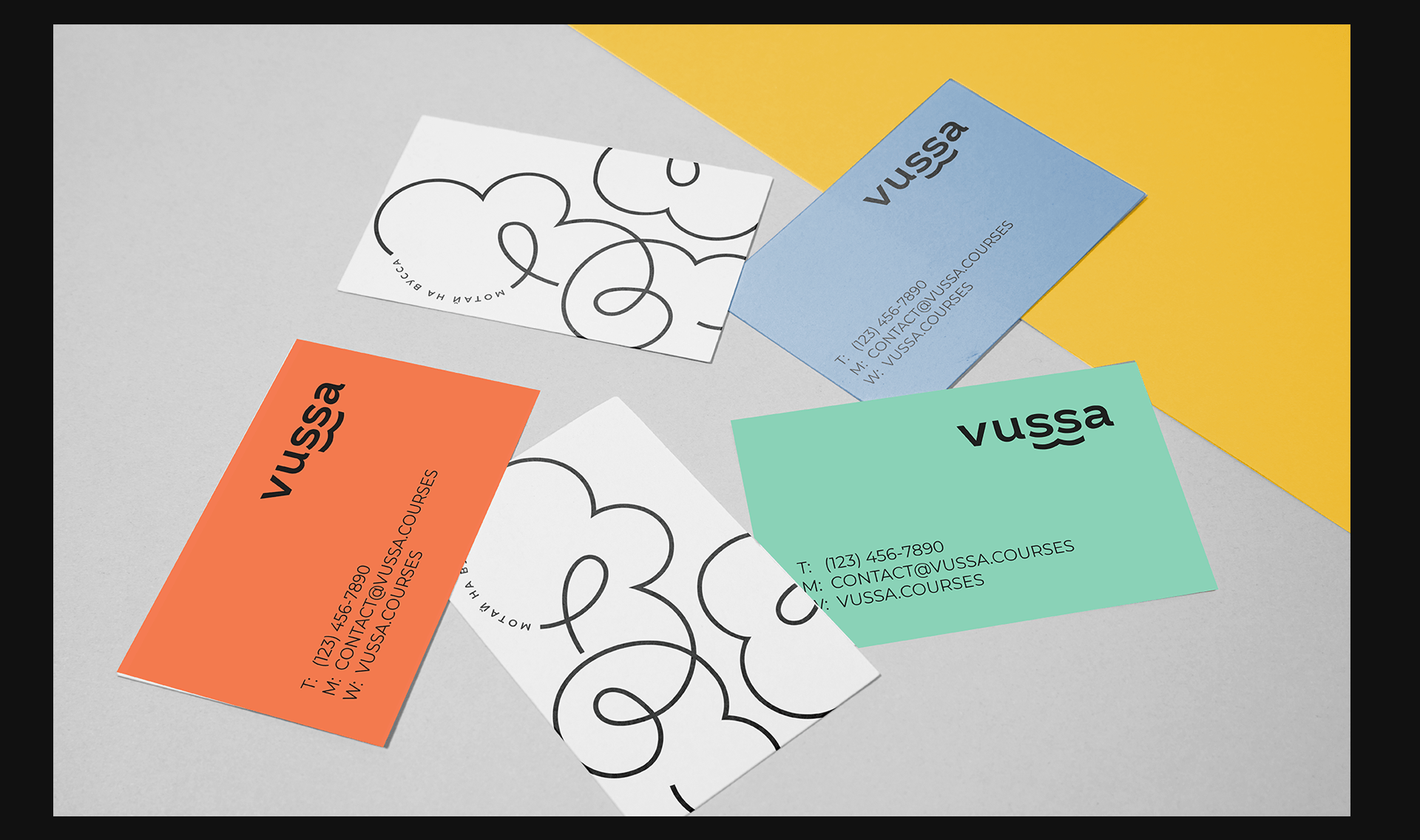 Photo #4: Vussa -  ukranian educational platform - Logo design and brand creation at Rocketmen Agency branding studio