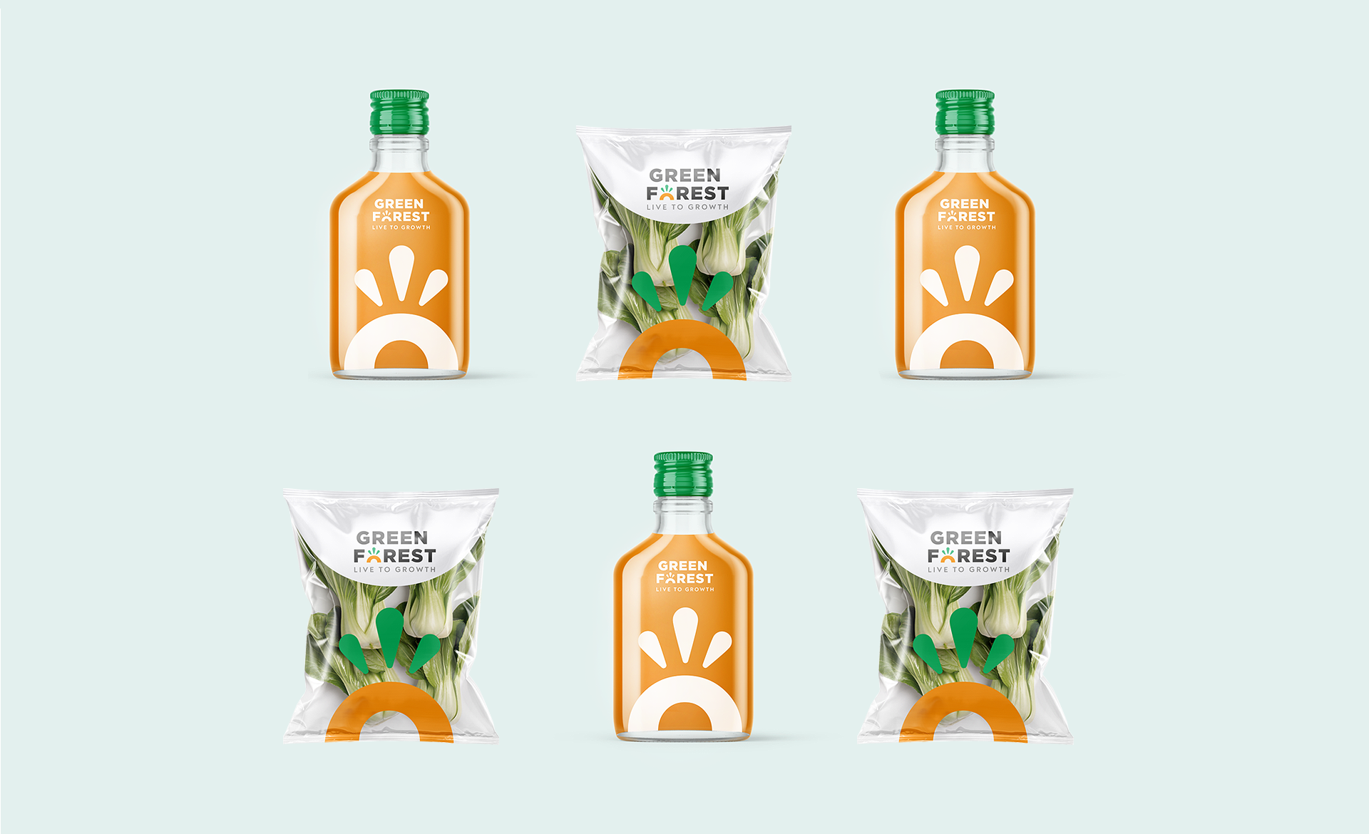 Photo #3: Green Forest Market  - Logo design and brand creation at Rocketmen Agency branding studio