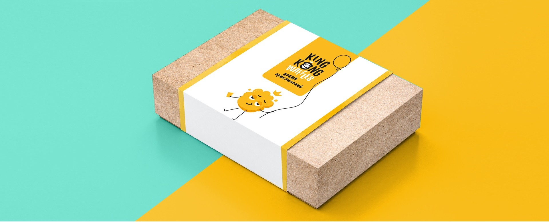 Photo #4: King-Kong Waffles - Logo design and brand creation at Rocketmen Agency branding studio