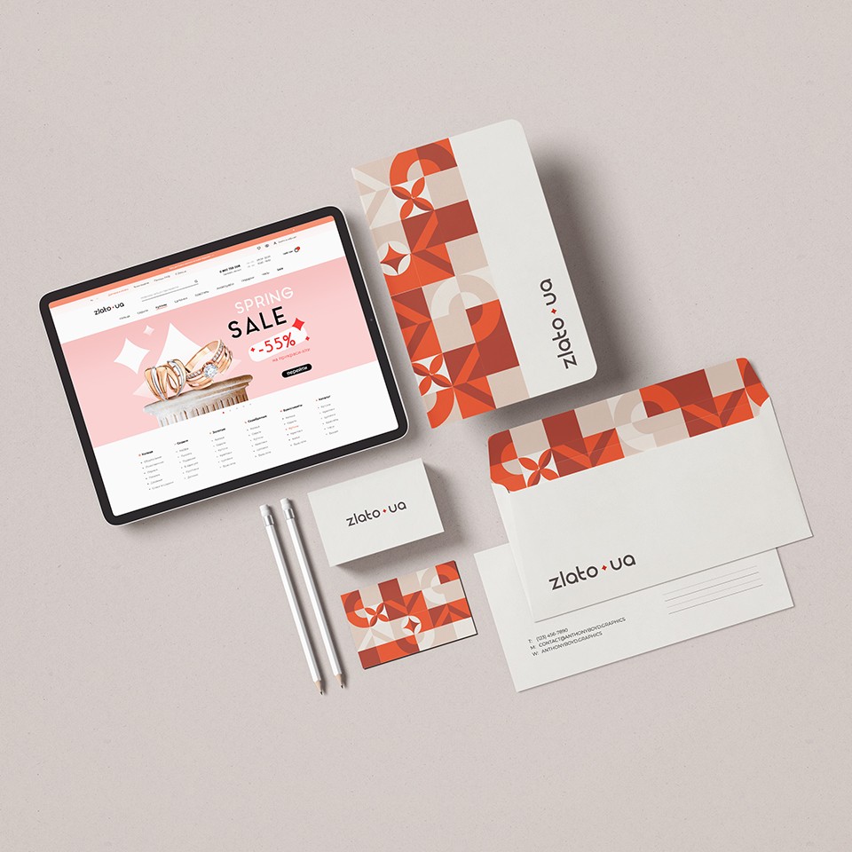 Photo #3: Online store Zlato - Logo design and brand creation at Rocketmen Agency branding studio