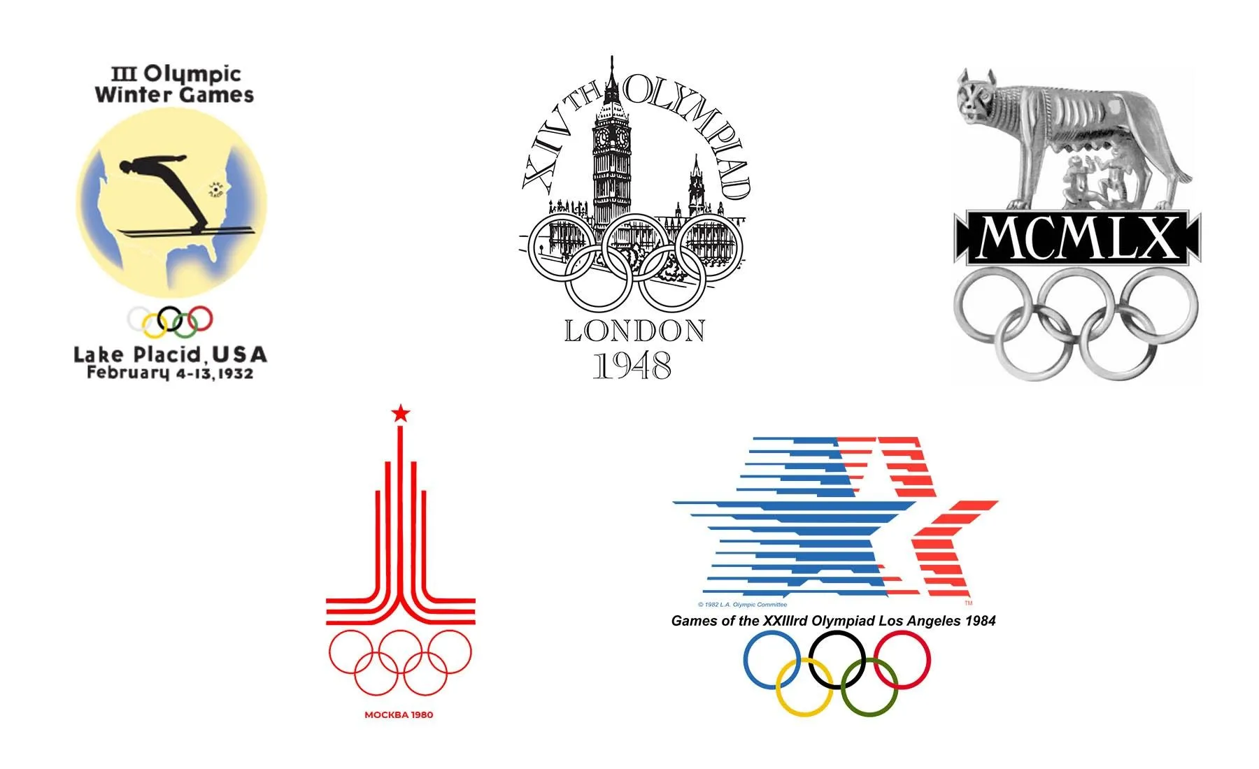 Логотипи ігор Олімпіади та їх айдентіка: емблеми та постери - Фото №2