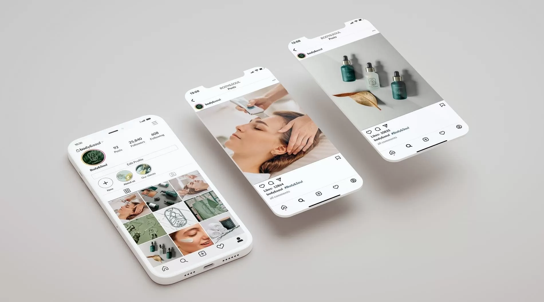 Фото №6: Body&Soul - Разработка логотипа и создание бренда в студии брендинга Rocketmen Agency