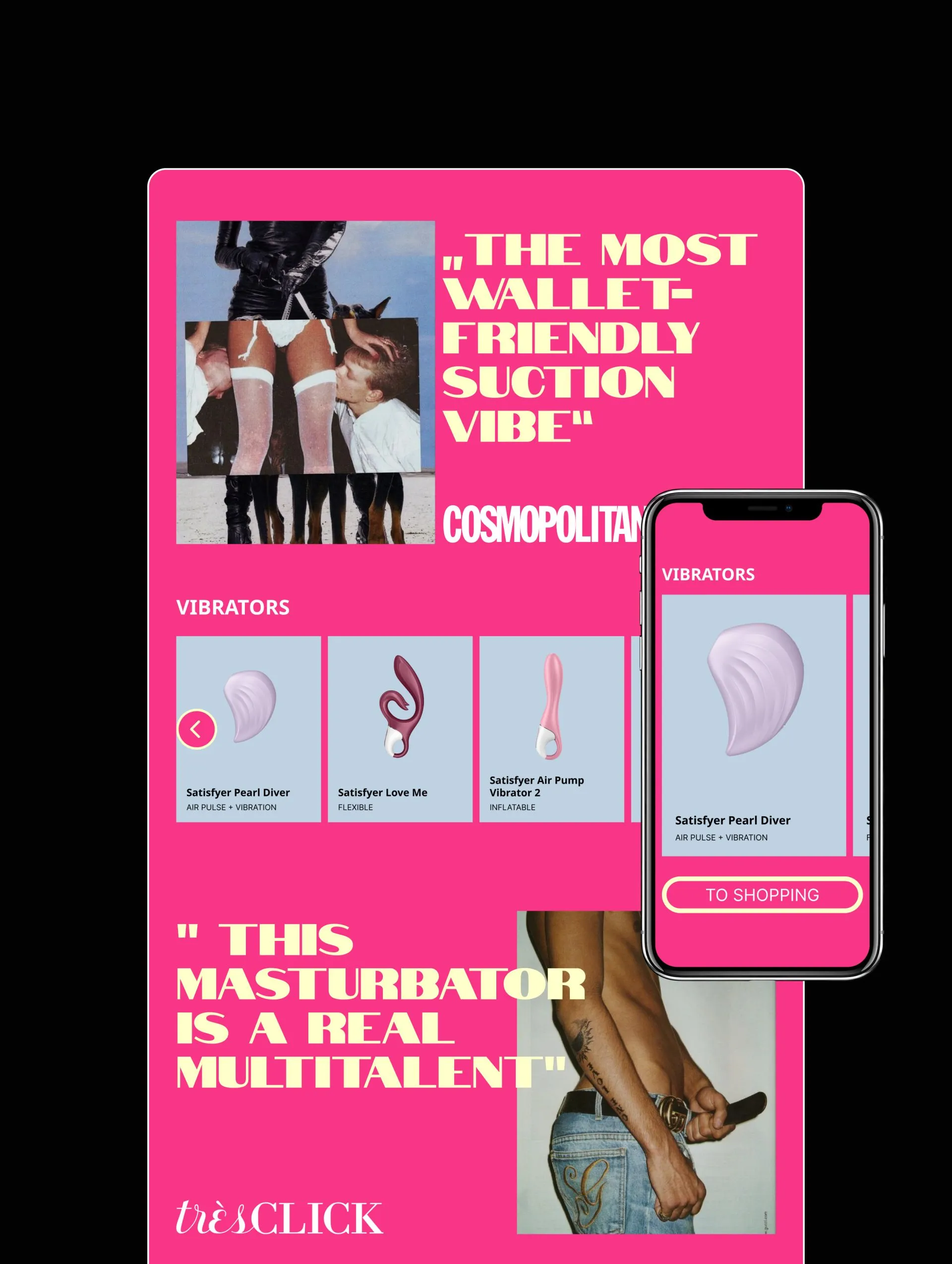 Фото №6: Satisfyer - магазин товаров 18+ - Разработка логотипа и создание бренда в студии брендинга Rocketmen Agency