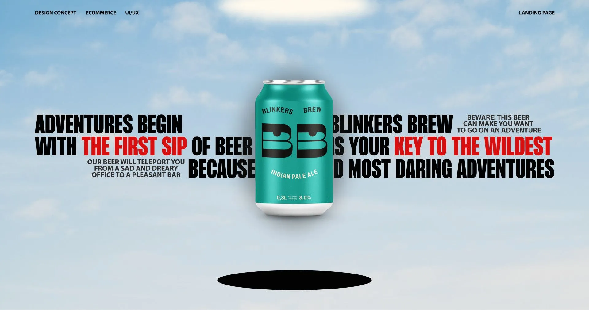 Фото №1: Blinkers Brew — бренд крафтового пива - Разработка логотипа и создание бренда в студии брендинга Rocketmen Agency