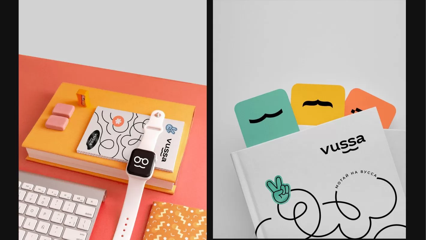 Фото №5: Vussa -  украинская образовательная платформа - Разработка логотипа и создание бренда в студии брендинга Rocketmen Agency