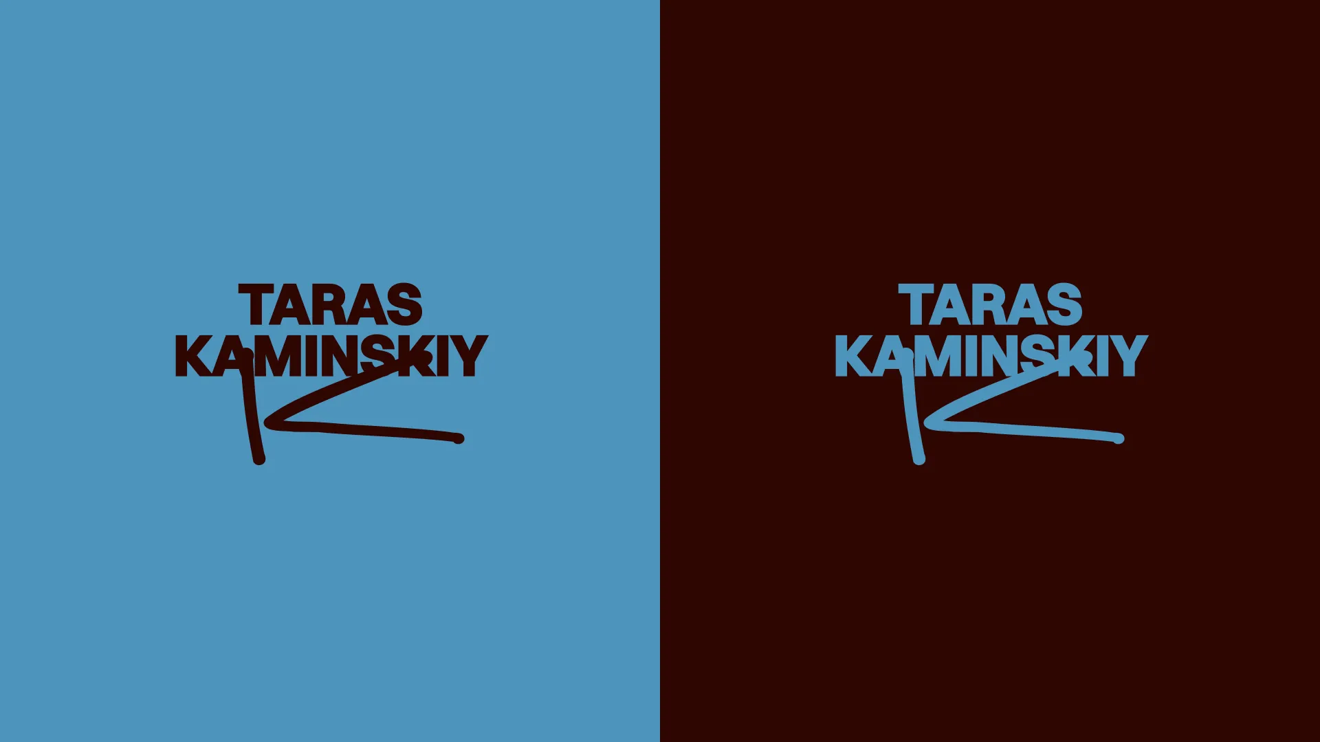 Фото №1: Taras Kaminskіу - айдентика для студии дизайна интерьера - Разработка логотипа и создание бренда в студии брендинга Rocketmen Agency