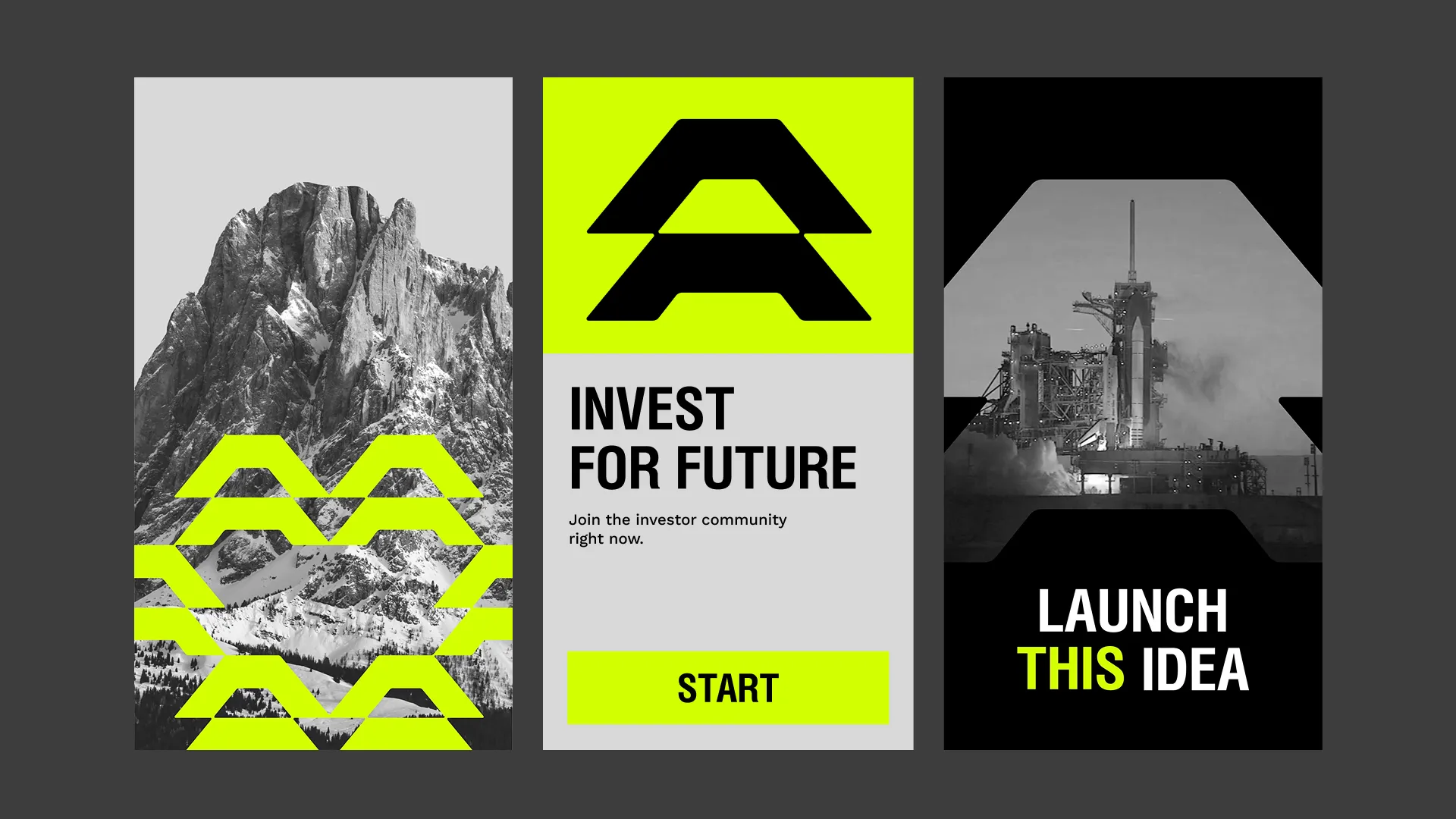 Фото №2: AmA Invest - логотип инвестиционного холдинга - Разработка логотипа и создание бренда в студии брендинга Rocketmen Agency