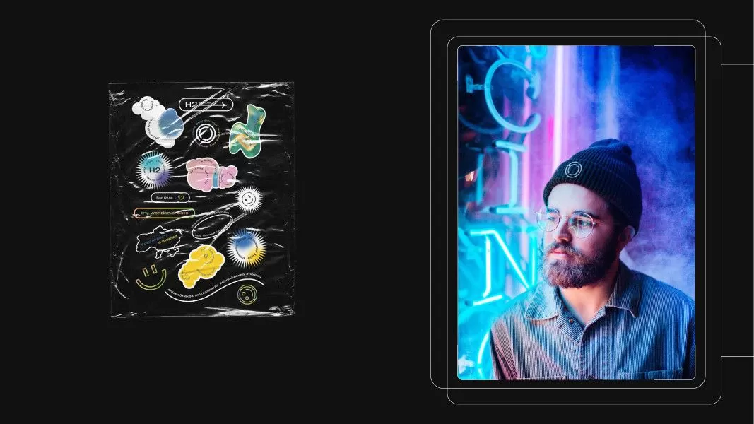 Фото №19: H2 - бренд электронных сигарет - Разработка логотипа и создание бренда в студии брендинга Rocketmen Agency