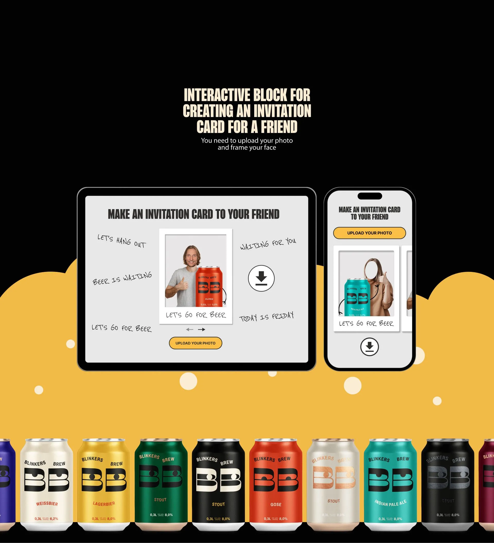 Фото №4: Blinkers Brew — бренд крафтового пива - Разработка логотипа и создание бренда в студии брендинга Rocketmen Agency