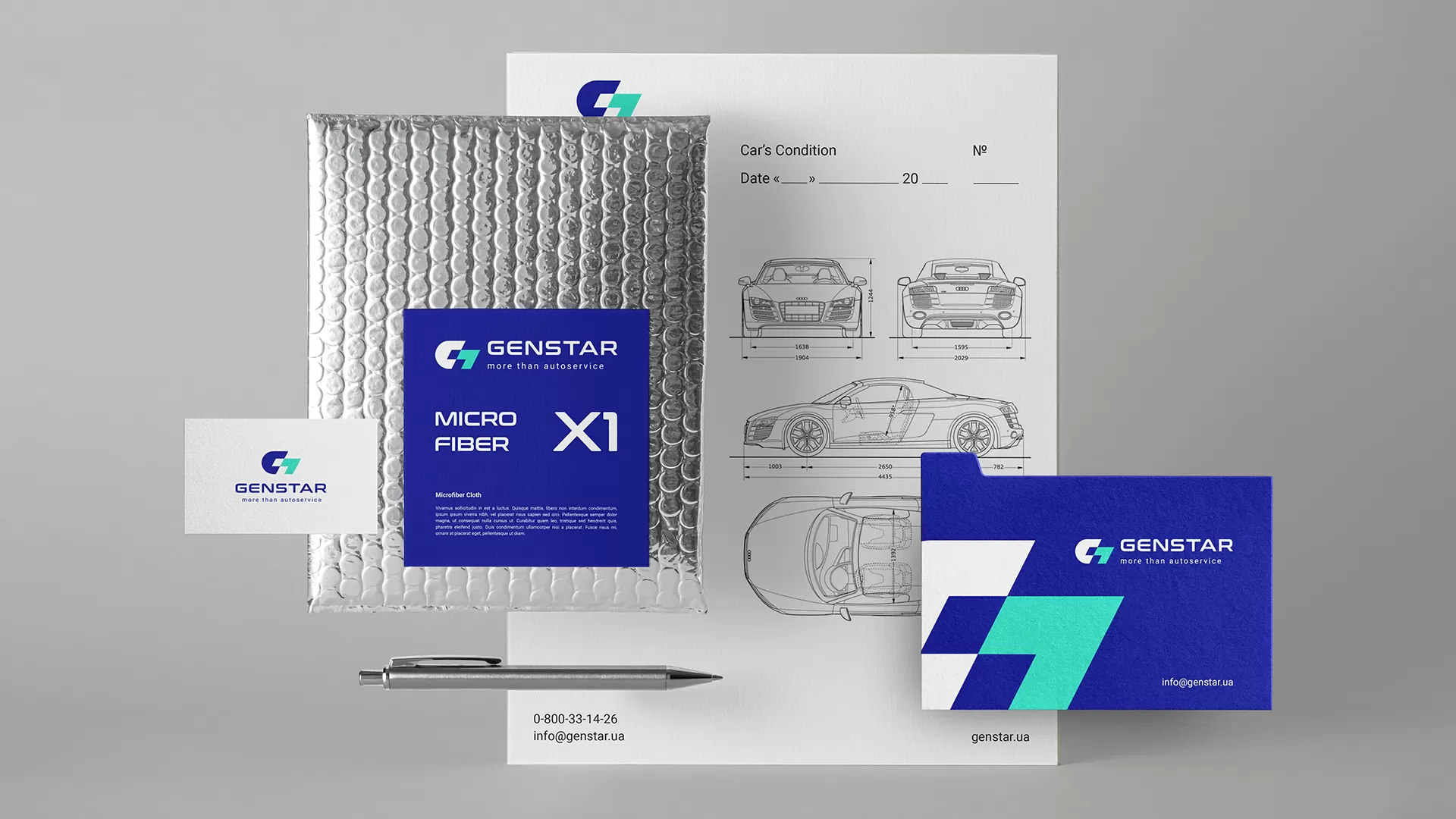 Фото №18: Сеть CТО Genstar - Разработка логотипа и создание бренда в студии брендинга Rocketmen Agency