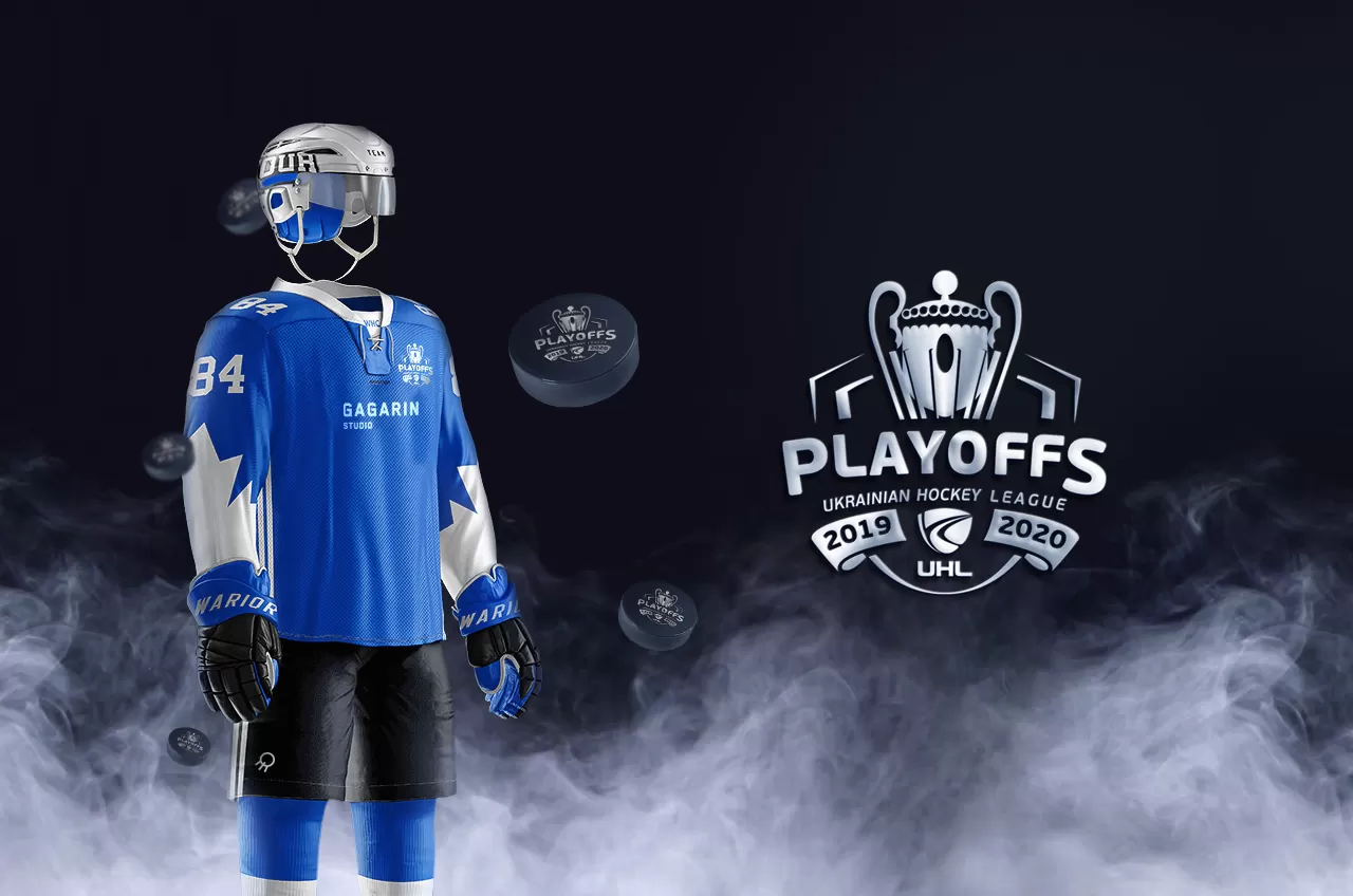 Фото №1: Украинская Хоккейная Лига - Разработка логотипа и создание бренда в студии брендинга Rocketmen Agency