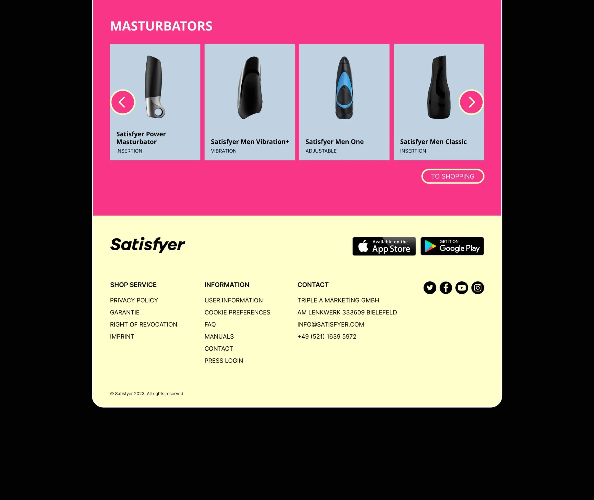 Фото №7: Satisfyer - магазин товаров 18+ - Разработка логотипа и создание бренда в студии брендинга Rocketmen Agency