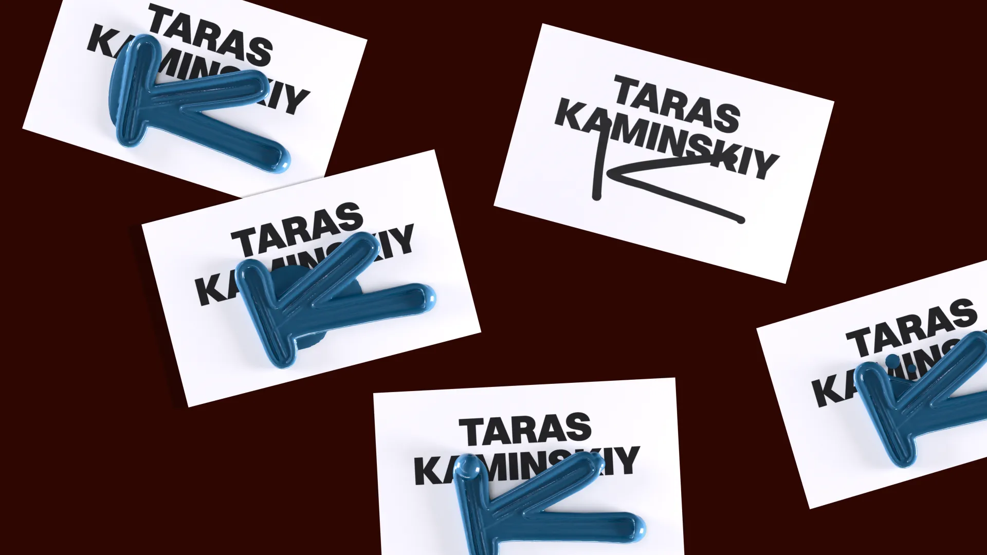 Фото №3: Taras Kaminskіу - айдентика для студии дизайна интерьера - Разработка логотипа и создание бренда в студии брендинга Rocketmen Agency