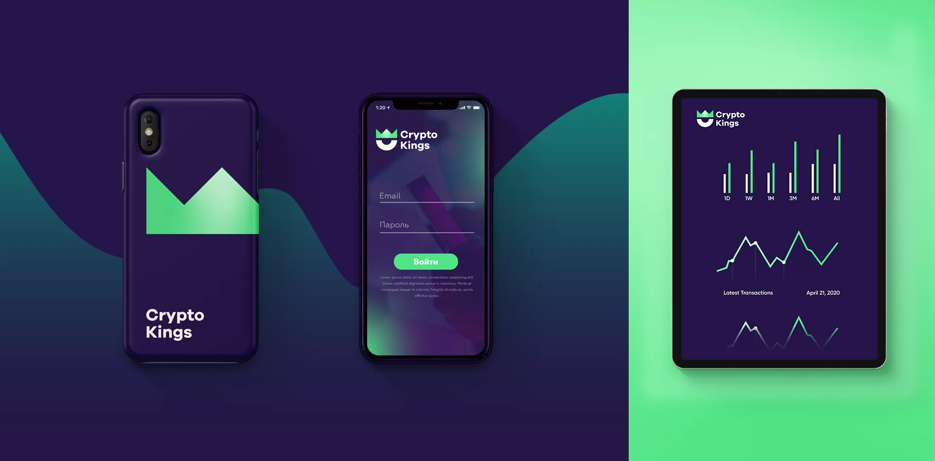 Фото №1: Логотип для Crypto Kings - Разработка логотипа и создание бренда в студии брендинга Rocketmen Agency