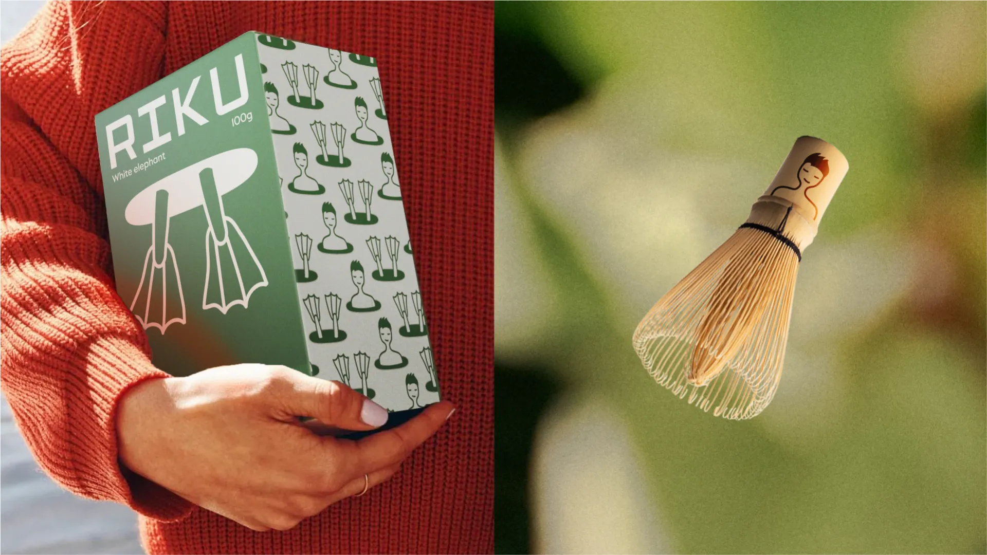 Фото №4: Riku - бренд матчи и чая - Разработка логотипа и создание бренда в студии брендинга Rocketmen Agency