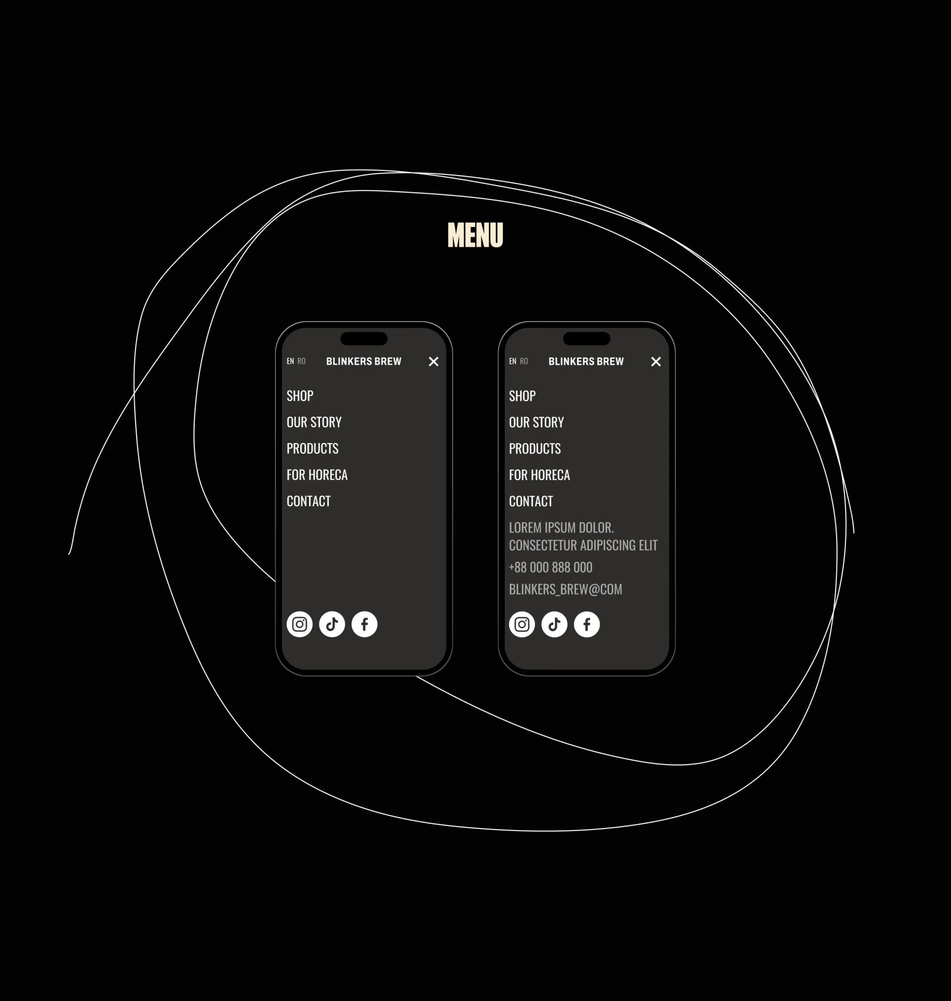 Фото №12: Blinkers Brew — бренд крафтового пива - Разработка логотипа и создание бренда в студии брендинга Rocketmen Agency