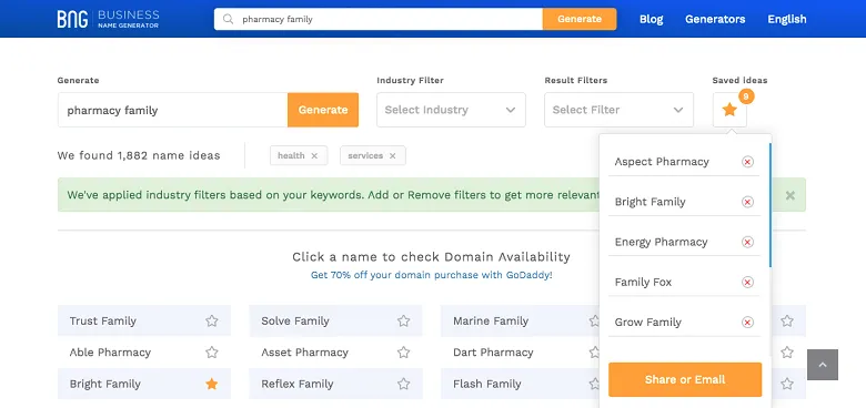 Як це працює? Досліджуємо генератори назв для компаній та брендів - Фото №7