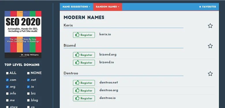 Як це працює? Досліджуємо генератори назв для компаній та брендів - Фото №22