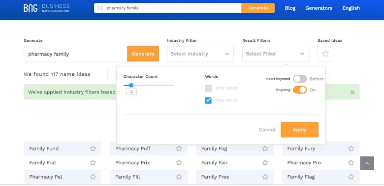 Як це працює? Досліджуємо генератори назв для компаній та брендів - Фото №6