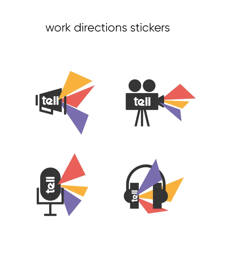 Фото №10: Tell - технический суппорт концертов и трансляций - Разработка логотипа и создание бренда в студии брендинга Rocketmen Agency