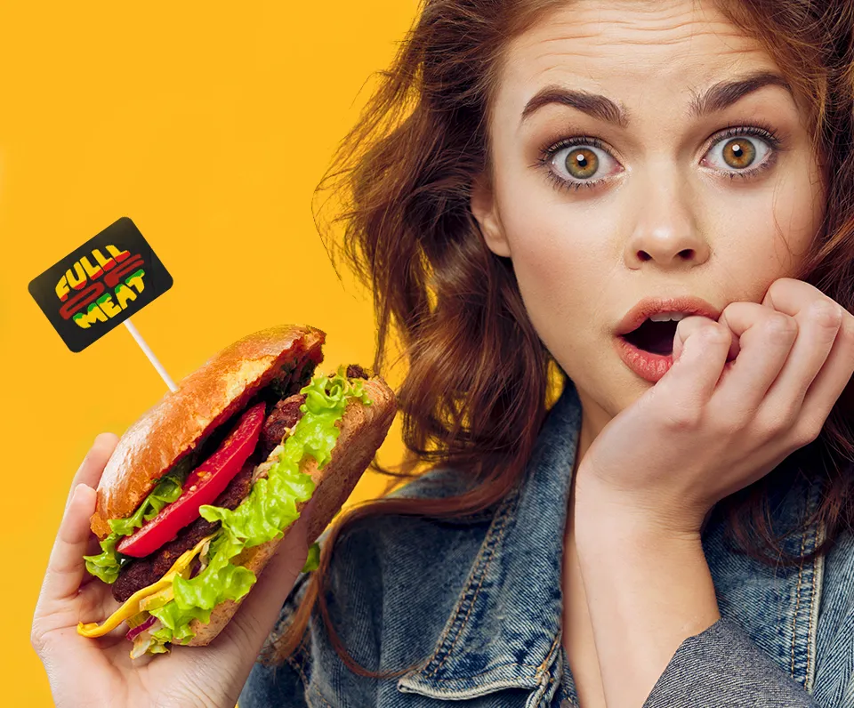 Фото №8: Брендинг для бургерной FULL of MEAT - Разработка логотипа и создание бренда в студии брендинга Rocketmen Agency