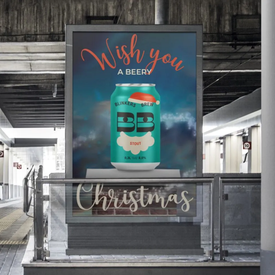 Фото №9: Blinkers Brew -  бренд пива - Разработка логотипа и создание бренда в студии брендинга Rocketmen Agency