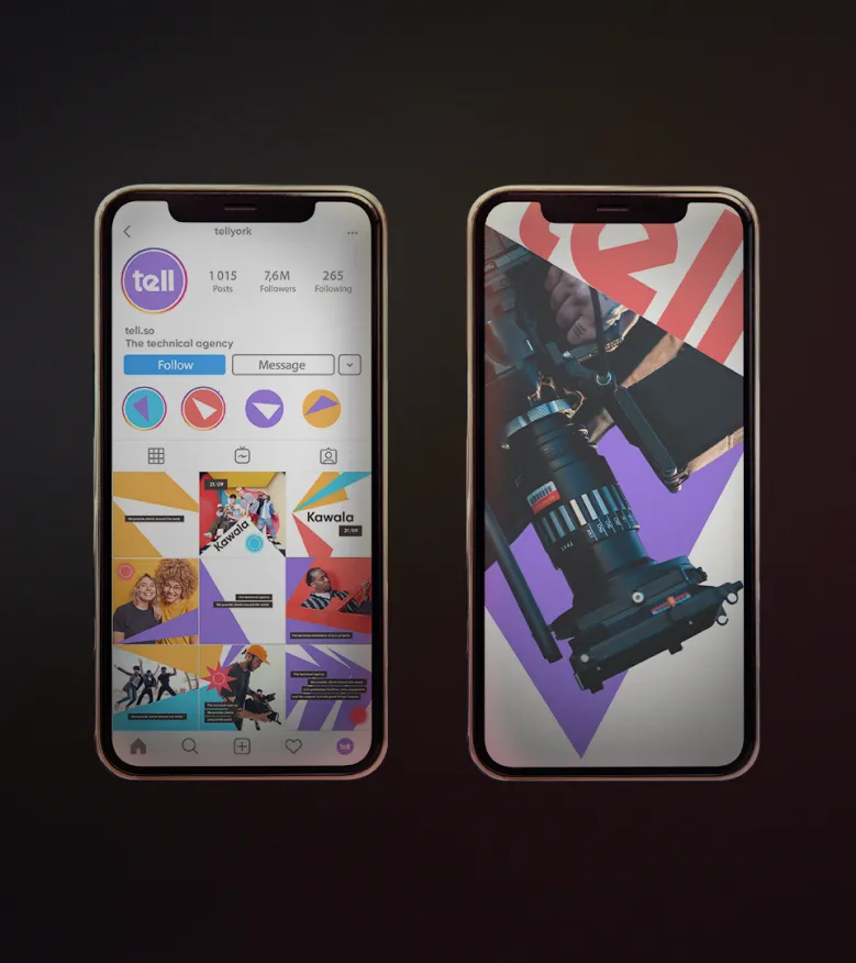 Фото №20: Tell - технический суппорт концертов и трансляций - Разработка логотипа и создание бренда в студии брендинга Rocketmen Agency