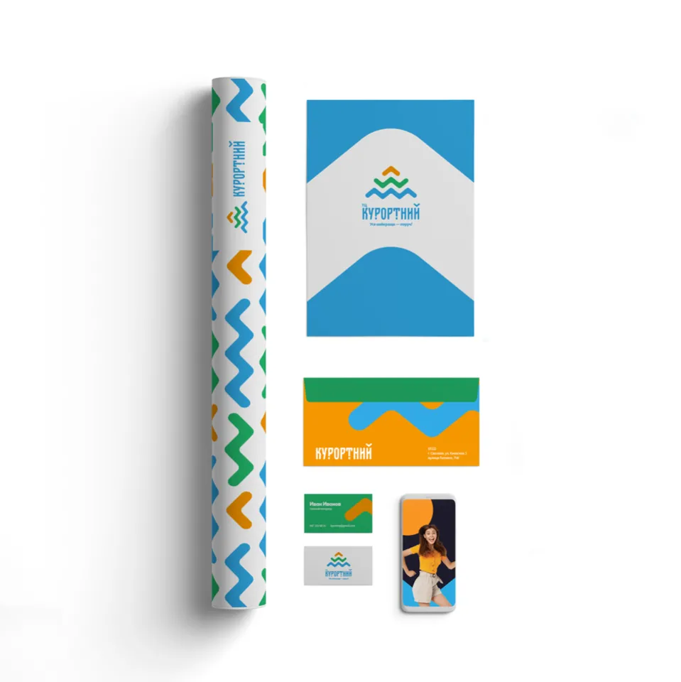 Фото №3: Разработка айдентики для ТЦ Курортный  - Разработка логотипа и создание бренда в студии брендинга Rocketmen Agency